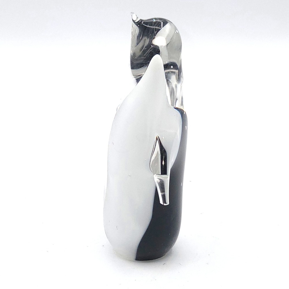 Vtg PENGUIN ART GLASS Hand Blown PAPERWEIGHT Figurine 4.5"‎ Tall - Picture 2 of 6